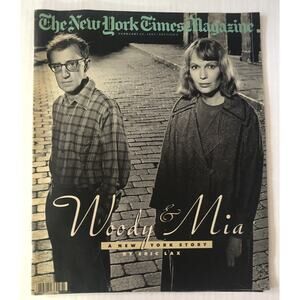 New York Times Magazine Woody Allen Mia Farrow Feb 24 1991 Gulf War Guess Jeans